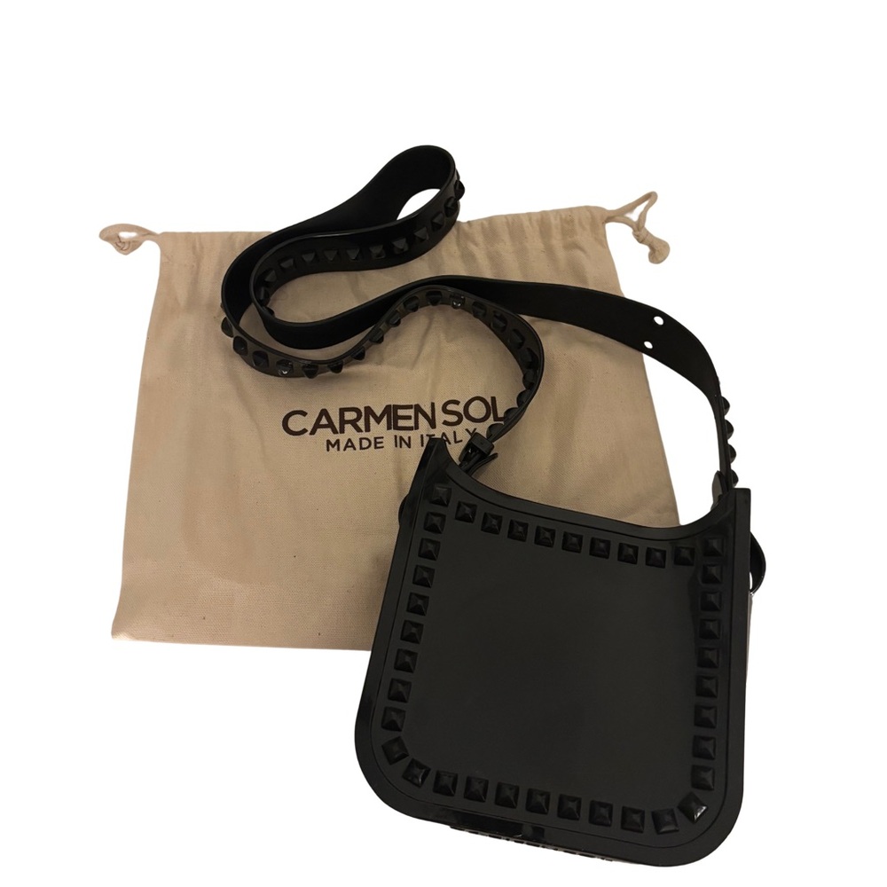 Carmen Sol Black Crossbody Bag NWOT